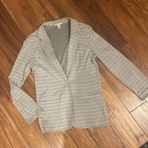 Caslon cotton striped blazer